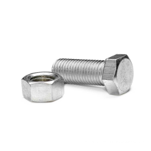 Hot dip galvanized guardrail bolt and nut 12mm size 6mm grade 8.8 10.9 hex bolt shanghai ss316 fasteners iso nut bolt price list